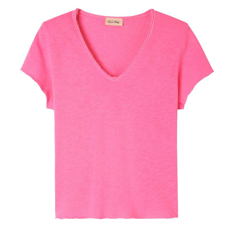 American Vintage Straight V-Neck T-Shirt image number 2